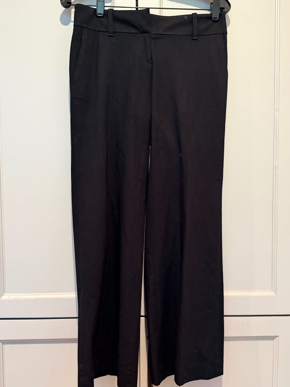 Ann Taylor Black High Rise Wide Leg Trouser